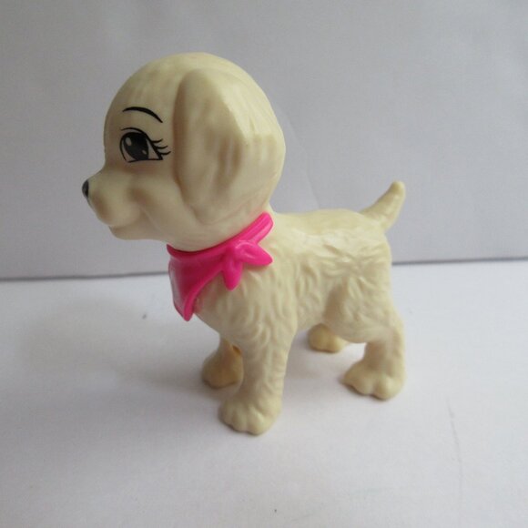 Barbie Replacement Pets Dog Puppy Lot of 4 Tan, Cream Dog Mattel - Picture 7 of 15